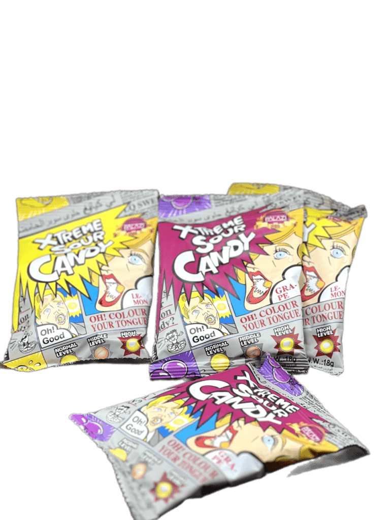 آبنبات ترش پالازی 18 گرمی xtreme sour candy
